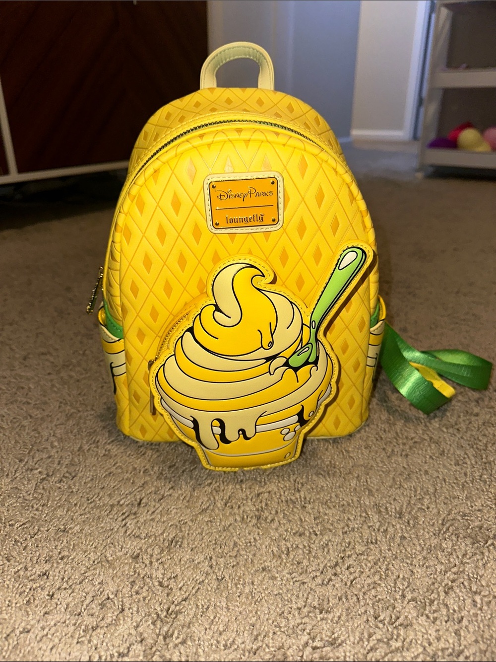 Loungefly Yellow Dole Whip Mini Backpack with Green Accents plus shipping